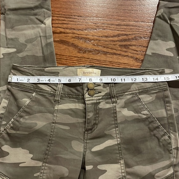 REWIND STRETCH CAMOUFLAGED low rise  SKINNY JEAN. Size 26w / 3 excellent cond - Picture 6 of 14